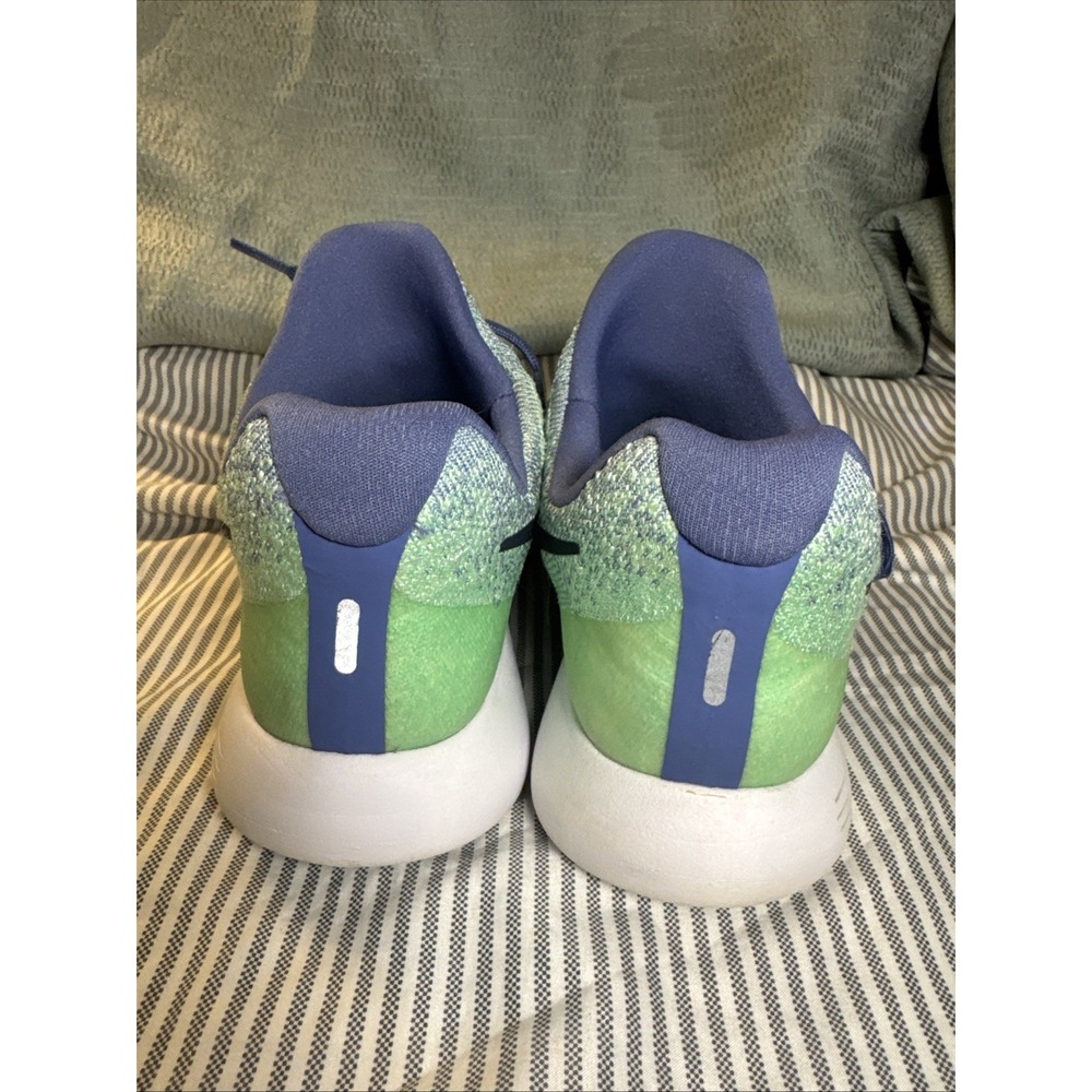 Nike Lunarepic Low Flyknit 2 Running Shoes Electro Green Blue Moon Size 9 - Picture 4 of 9